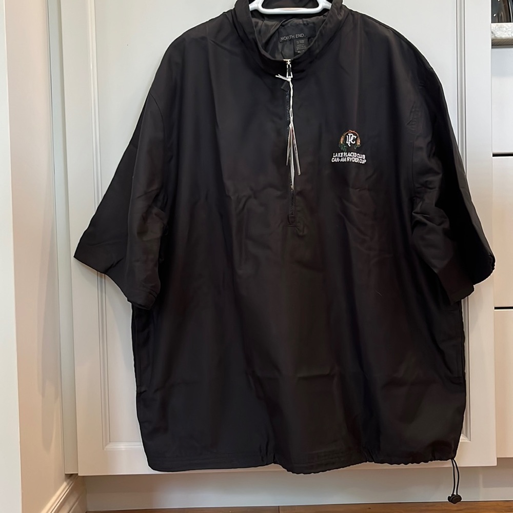 North End Men’s Short Sleeve Rain Shell, Men’s XL, NWT